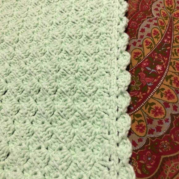 Feels like Butta Handmade Crochet Baby Blanket - Picture 7 of 11